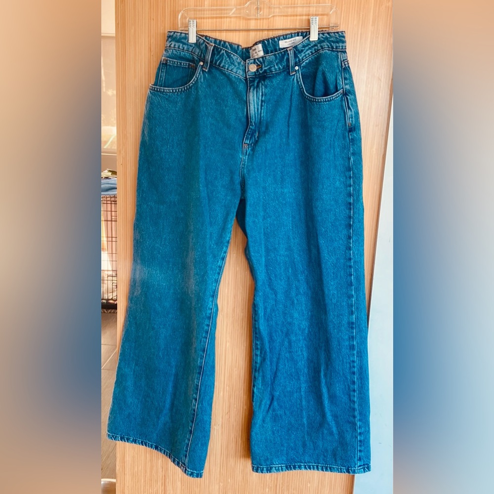 Cotton On Blue Flare & Wide Leg Jeans